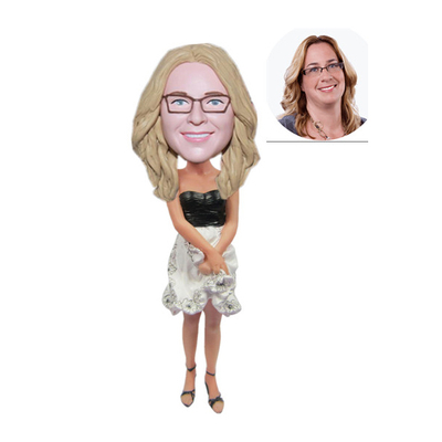 Personalized Bridesmaid Bobblehead Customize From Your Photo
