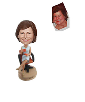 Female Boss Gift Custom Bobblehead Chiristmas Gift