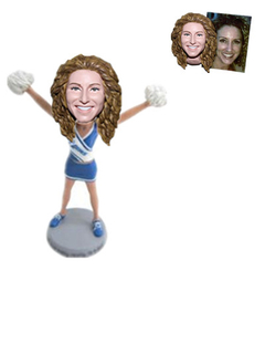 Personalized Custom Bobblehead Cheerleader