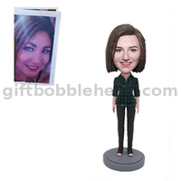 Custom Female Bobblehead From Photo Gift for Colleagues