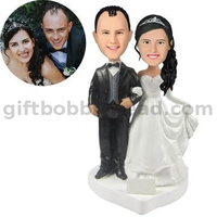 Personalized Wedding Custom Bobblehead Couple