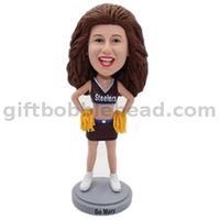 Cheerleaders Custom Bobblehead Made From Your Photos