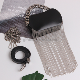 Black Calf Leather Small Shoulder Bag French Niche Goose Egg Small Round Bag Chain Portable Cross-body Phone Bag