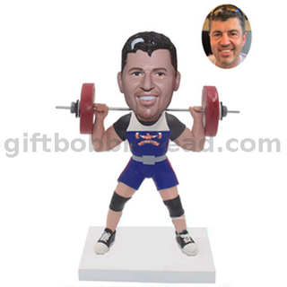 Custom Weightlifting Bobbleheads