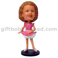 Personalized Bobblehead Dancing Girl Gift for Little Girl