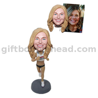 Female Runner Custom Bobblehead